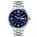 TIMEX Mens 43 mm Blue Dial Stainless Steel Analog Watch - TWEG18420...