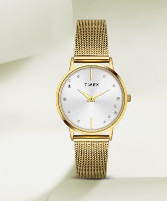 TIMEX Round 32mm Silver Dial Analog Watch  - For Women TWEL15601