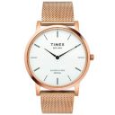 Timex Slim Sapphire Crystal Analog Silver Dial Mens Watch-TWEG17412...