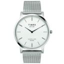 Timex Slim Sapphire Crystal Analog Silver Dial Mens Watch-TWEG17410...