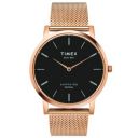 TIMEX Slim Sapphire Crystal Analog Black Dial Mens Watch-TWEG17411...