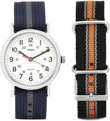 TIMEX T2N654NS Weekender Analog Watch