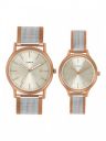 Timex Unisex Brass Dial & Stainless Steel Bracelet Style Straps Analogue Watch TW00ZR513...