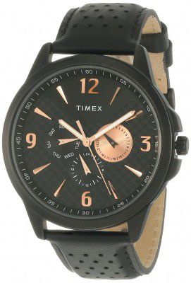 Timex Velocity Multifunction Analog Black Dial Mens Watch-TWEG16517