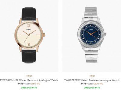 Ajio : Upto 85% OFF OnTimex Watch