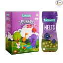 Timios Blueberry Melts - Cherry Bits Zookers | Healthy & Natural Baby Food Products | Pack of 2...