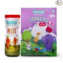 Timios Carrot & Cumin Melts - Apple & Blueberry Bits Zookers | Combo Pack of 2...
