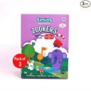 Timios Zookers Animal Shaped Biscuits with Apple and Blueberry Bits - Pack of 3...