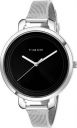 Timor Black Dial Silver Stainless Steel Belt Strap Water Resistant Ladies Wrist Watch for Girls Analog Watch - For Women F-TG024...