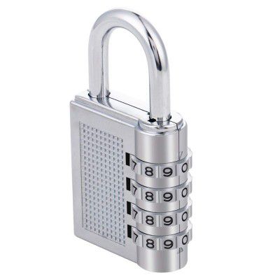 Tiny Cute 4-Digit Safe PIN Hand Bag Shaped Combination Padlock Lock (Color May Vary)