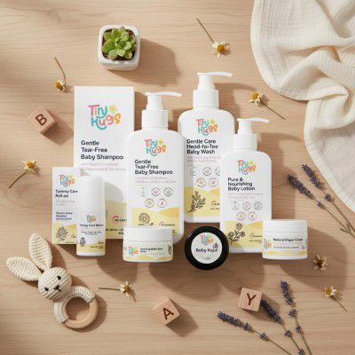  TinyHugs Newborn Baby Gift Set with Free Gift (Pack of 7)
