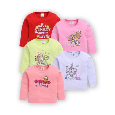 TINYO Boy's Cartoon Regular Fit T-Shirt for Baby Kids