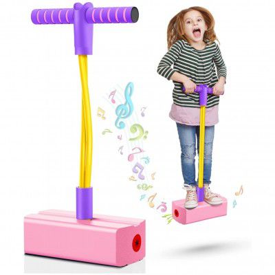 TinyPlay Foam Pogo Jumper for Kids 3+ Years | Pogo Stick Outdoor Toy for Boys & Girls | Safe Jumping Stick 