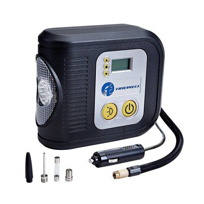 TIREWELL TW-7001 12V Digital Tyre Inflator Auto Cutoff Portable Air Compressor