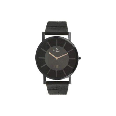 Titan Analog Black Dial Mens Watch - 1595NL01