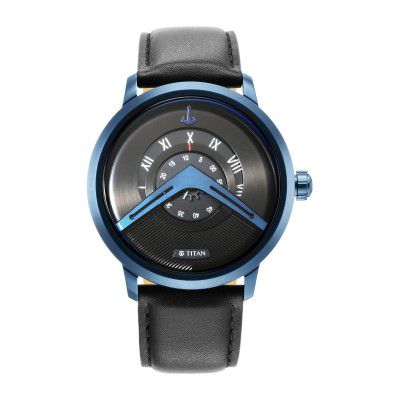 Titan Analog Black Dial Mens Watch-1828QL04