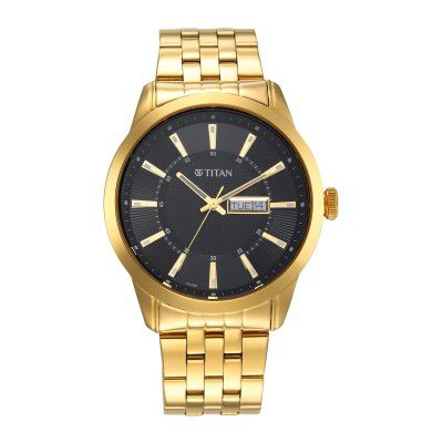 Titan Analog Black Dial Mens Watch-1752YM03/NP1752YM03