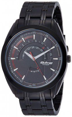 Titan Analog Black Dial Mens Watch-NN1582NM01/NP1582NM01