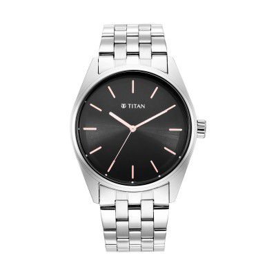 Titan Analog Black Dial Mens Watch-1866SM01