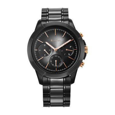 Titan Analog Black Dial Mens Watch-90090KD03