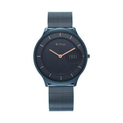Titan Analog Blue Dial Mens Watch-1843QM01