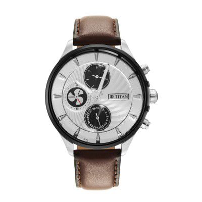 Titan Analog Blue Dial Mens Watch-1873KL01
