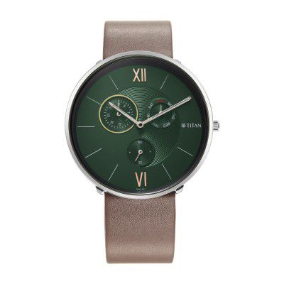 Titan Analog Blue Dial Mens Watch-1877SL01