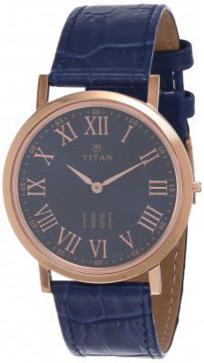 Titan Analog Blue Dial Mens Watch - NQ1595WL02