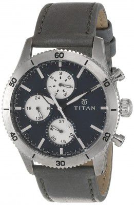 Titan Analog Blue Dial Mens Watch-NL90105KL02/NP90105KL02