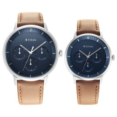 Titan Analog Blue Dial Unisexs Watch-9400694206SL01