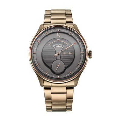 Titan Analog Brown Dial Mens Watch-1890QM01