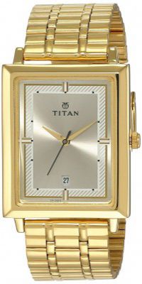 Titan Analog Gold Dial Mens Watch-NL1715YM02