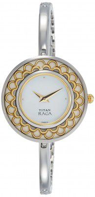 Titan Analog Mother of Pearl Dial Womens Watch-NJ2530BM01 / NJ2530BM01