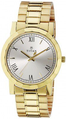 Titan Analog Silver Dial Mens Watch-NL1644YM01/NP1644YM01