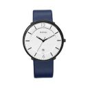 Titan Analog White Dial Men's Watch-1849NL01/NR1849NL01 Genuine Leather, Blue Strap...