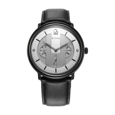 Titan Analog White Dial Mens Watch-1882NL01