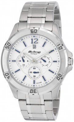 Titan Analog White Dial Mens Watch-NK1622SM02M / NK1622SM02M