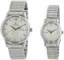 Titan Analog White Dial Unisexs Watch-NL15802490SM03...