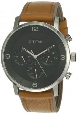 Titan Athleisure Analog Black Dial Mens Watch-NN90119SP01/NP90119SP01