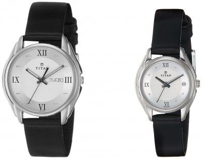 Titan Bandhan Analog Silver Dial Couple Watch-NL15782489SL03