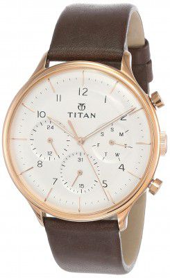 Titan Classique Analog White Dial Mens Watch NM90102WL01/NN90102WL01/NP90102WL01/NQ90102WL01