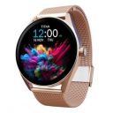 Titan Crest 1.43” AMOLED Smart Watch with BT Calling, AI Morning Briefs, Functional Crown, Health Tracking, Aluminium Body, 100+ Sports Modes, Smartwatch for Men and Women - Rose Gold Mesh Strap...