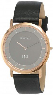 Titan Edge Analog Grey Dial Mens Watch-NM1595WL09 / NL1595WL09