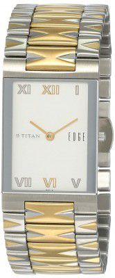 Titan Edge Analog White Dial Mens Watch-NN1296BM01/NP1296BM01