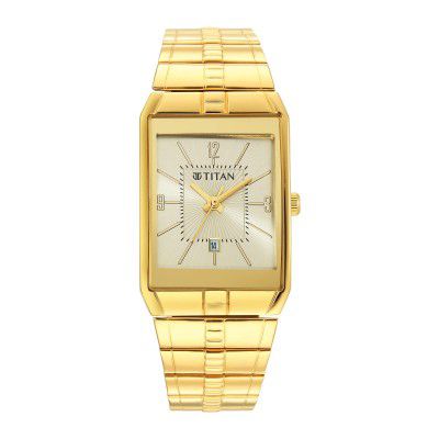 Titan Gents Karishma Analog Gray Dial Mens Watch-9151YM07