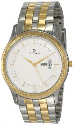 Titan Gents Karishma Analog Silver Dial Mens Watch-NN1824BM01/NP1824BM01