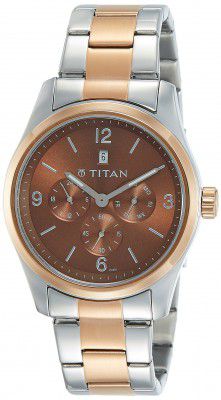 Titan GFSTL Analog Brown Dial Mens Watch-NL9493KM01