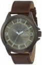 Titan Grey Dial Analog with Day and Date Leather Strap Watch for Men-NS1701QL04...