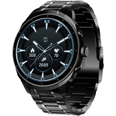 Titan Heritage 1.43" AMOLED Stainless Steel Bracelet Smart Watch