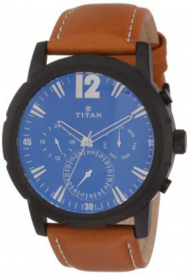 Titan Iridescent Dials Analog Black Mens Watch-NL90050NL02/NP90050NL02